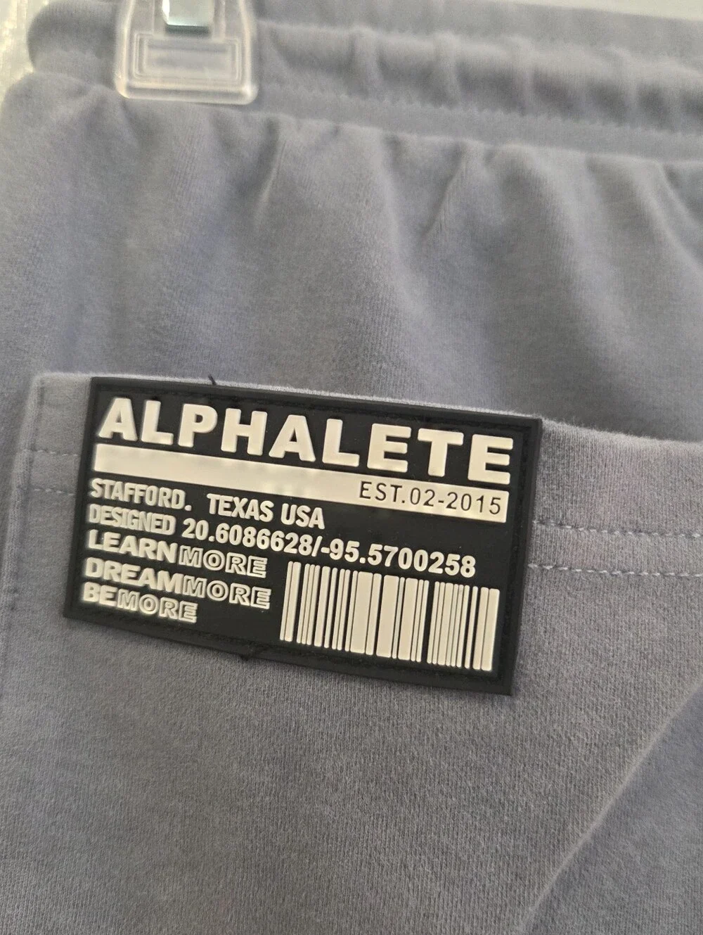 Alphalete Men's Gray Jogger Pants with Drawstring